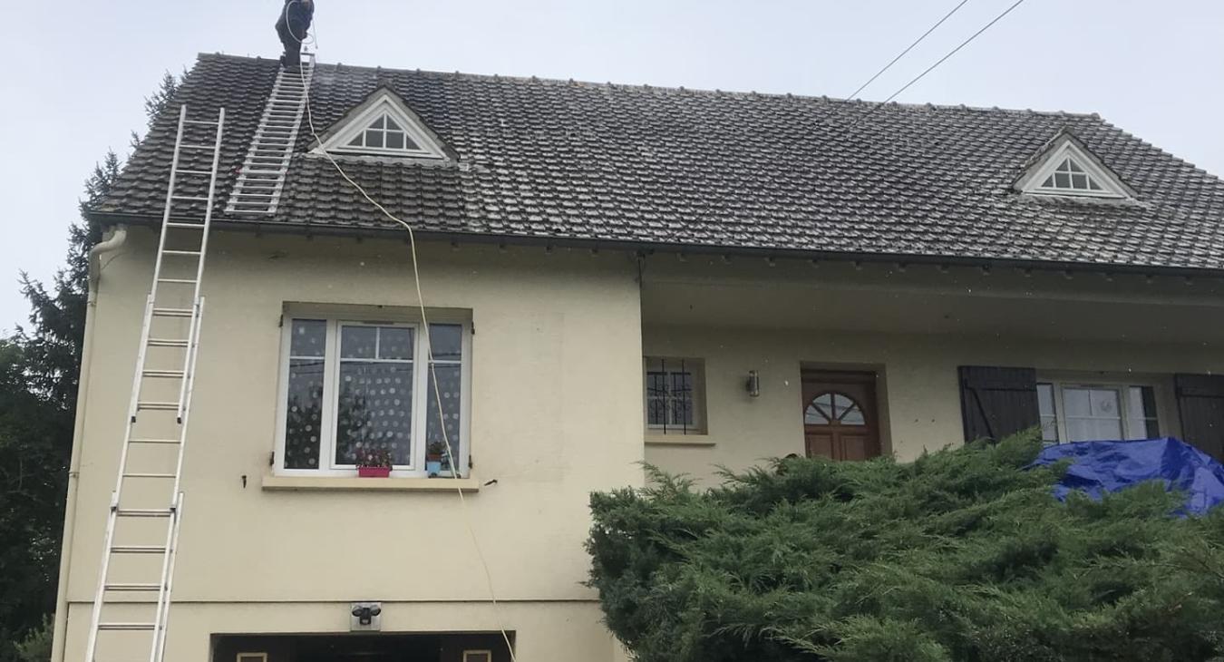 Nettoyage de toiture