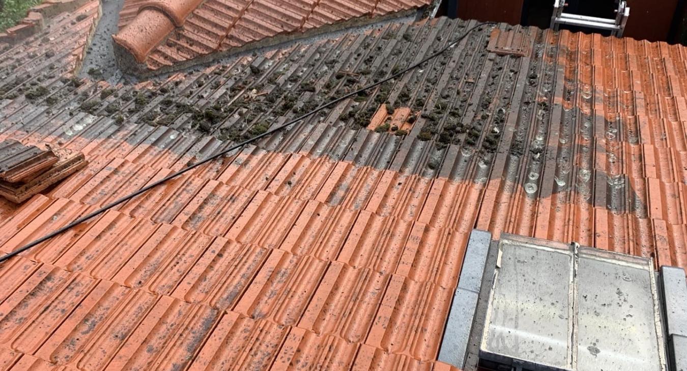 Nettoyage de toiture