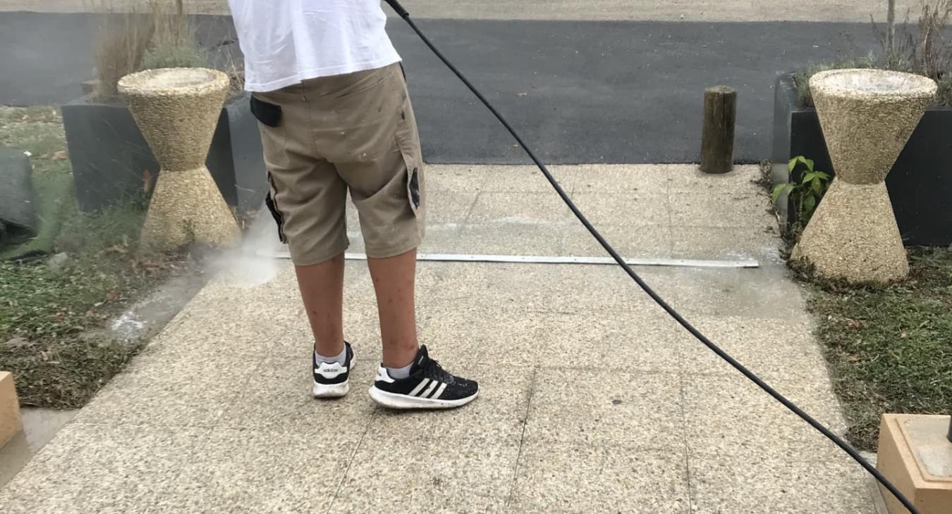 Nettoyage de façade et allées Le Mée-sur-Seine