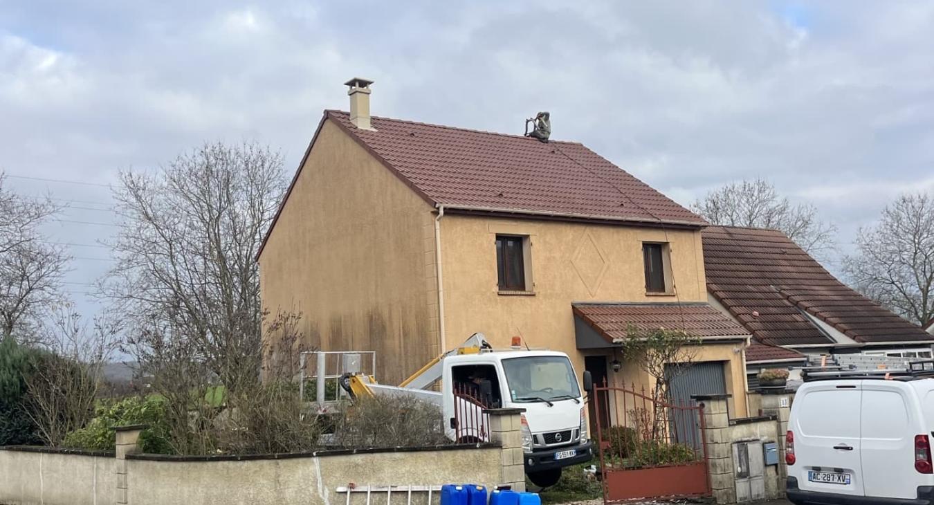 Nettoyage de toiture et façade Crégy-lès-Meaux